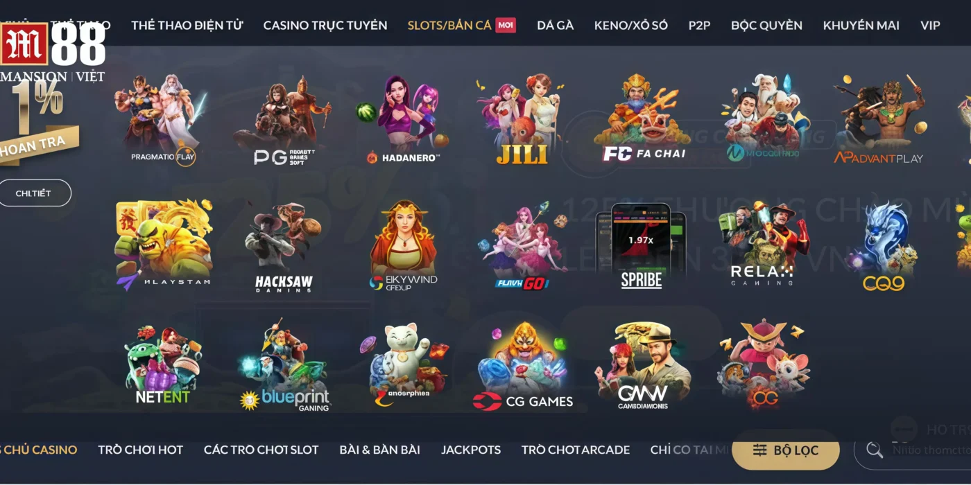 Cá cược slot hấp dẫn